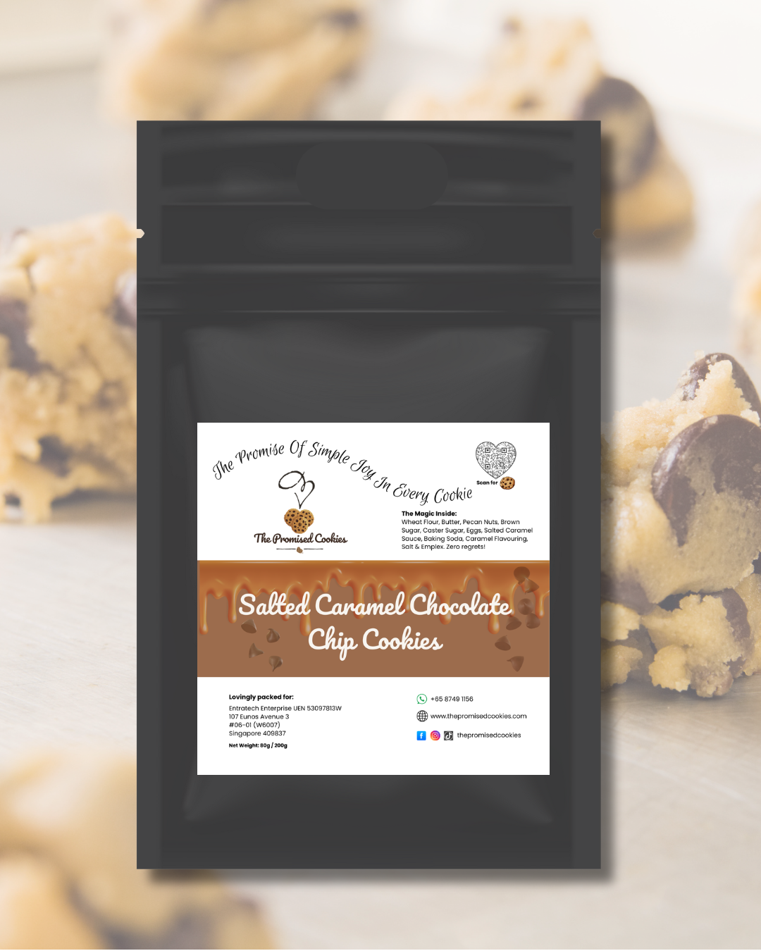 Salted Caramel Chocolate Chip Cookies