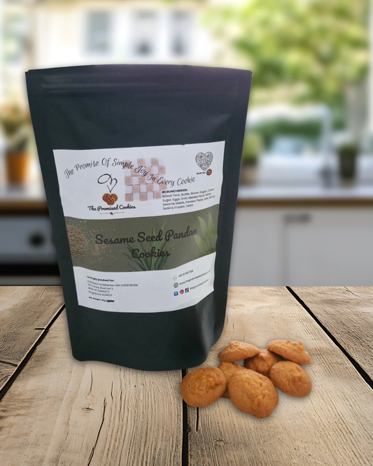 Sesame Seed Pandan Cookie