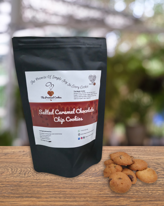 Salted Caramel Chocolate Chip Cookies