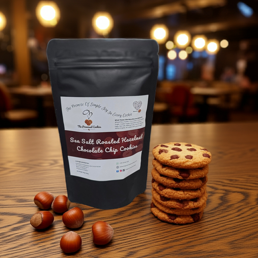 Sea Salt Roasted Hazelnut Chocolate Chip Cookies