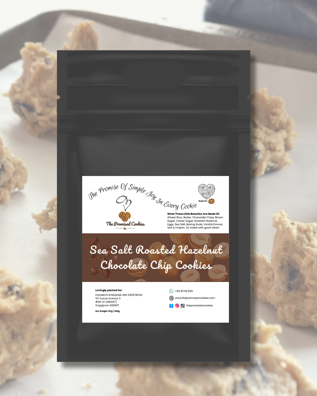 Sea Salt Roasted Hazelnut Chocolate Chip Cookies